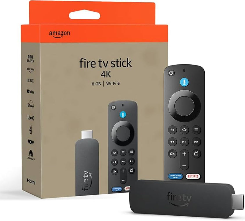 Amazon Fire TV Stick 4K (Newest gen), supports Wi-Fi 6, Dolby Vision/Atmos, HDR10+